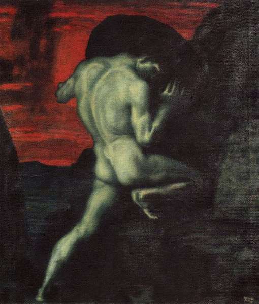 Sisifo, Dipinto, opera di Franz von Stuck del 1920